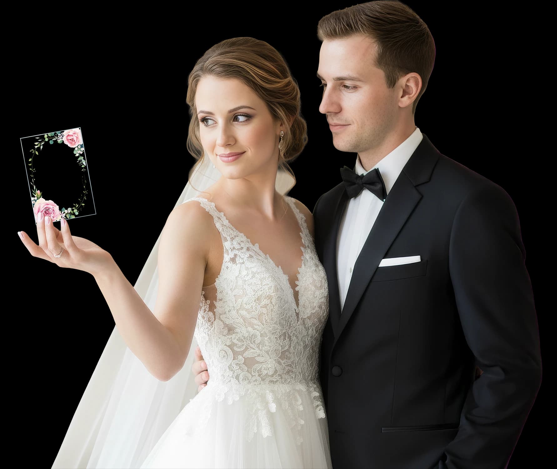 Pink Flowers Invitation Hero Image